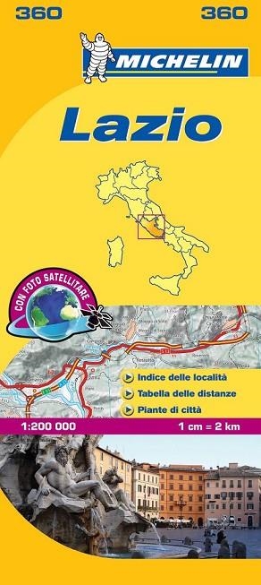 LAZIO (MAPA LOCAL ITALIA 360) | 9782067126695 | MICHELIN | Llibreria Drac - Llibreria d'Olot | Comprar llibres en català i castellà online