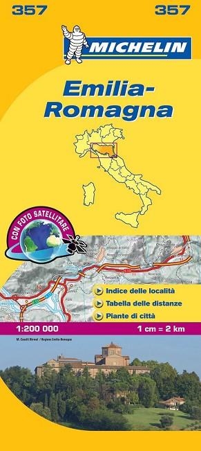 EMILIA-ROMAGNA (MAPA LOCAL ITALIA 357) | 9782067126664 | MICHELIN | Llibreria Drac - Llibreria d'Olot | Comprar llibres en català i castellà online