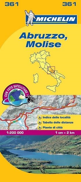 ABRUZZO, MOLISE (MAPA LOCAL ITALIA 361) | 9782067126701 | MICHELIN | Llibreria Drac - Llibreria d'Olot | Comprar llibres en català i castellà online