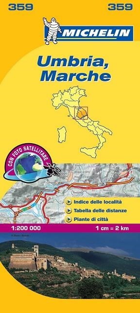 UMBRIA, MARCHE MAPA LOCAL (LOCAL ITALIA 359) | 9782067126688 | MICHELIN | Llibreria Drac - Llibreria d'Olot | Comprar llibres en català i castellà online