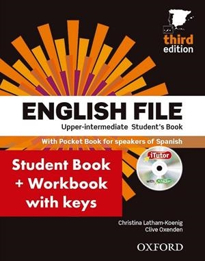 ENGLISH FILE UPPER-INTERMEDIATE: STUDENT'S BOOK WORK BOOK WITH KEY PACK (3RD EDI | 9780194558662 | VV.AA. | Llibreria Drac - Llibreria d'Olot | Comprar llibres en català i castellà online