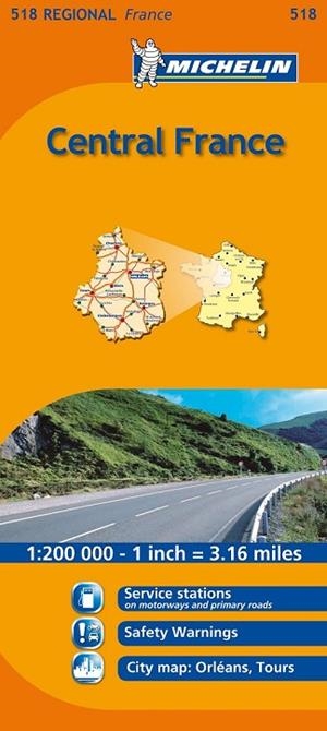 CENTRAL FRANCE 1/200.000 -MICHELIN REGIONAL 518- | 9782067135260 | . | Llibreria Drac - Llibreria d'Olot | Comprar llibres en català i castellà online