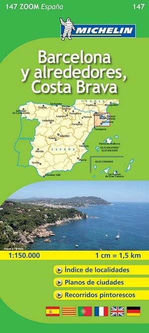 MAPA ZOOM COSTA BRAVA, BARCELONA Y ALREDEDORES (147) | 9782067140660 | AA.VV. | Llibreria Drac - Llibreria d'Olot | Comprar llibres en català i castellà online