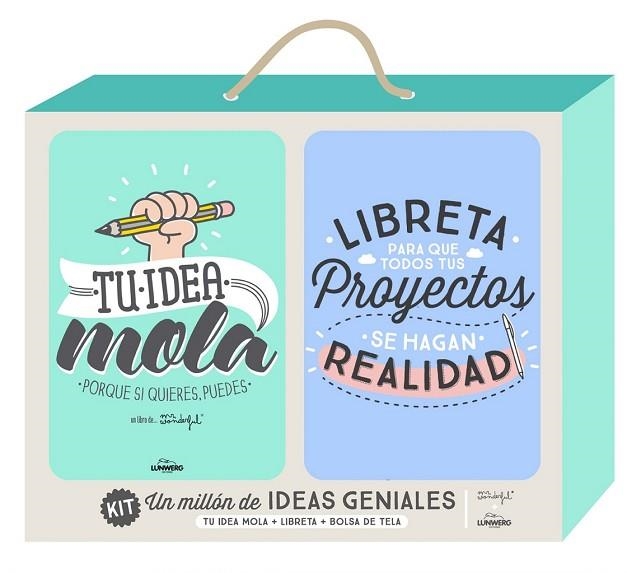 KIT UN MILLÓN DE IDEAS GENIALES | 9788416489206 | MR. WONDERFUL | Llibreria Drac - Llibreria d'Olot | Comprar llibres en català i castellà online