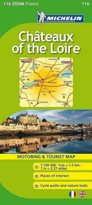 CHATEAUX OF THE LOIRE MAPA ZOOM 116 | 9782067150508 | VARIOS AUTORES | Llibreria Drac - Llibreria d'Olot | Comprar llibres en català i castellà online