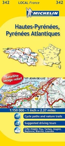 HAUTES-PYRENEES, PYRENEES ATLANTIQUES MAPA LOCAL FRANCE (342) | 9782067133969 | VARIOS AUTORES | Llibreria Drac - Llibreria d'Olot | Comprar llibres en català i castellà online