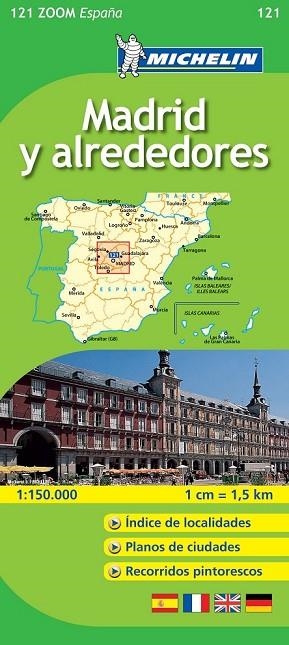 MADRID Y ALREDEDORES MAPA ZOOM ESPAÑA Nº121 | 9782067141421 | VV.AA. | Llibreria Drac - Llibreria d'Olot | Comprar llibres en català i castellà online