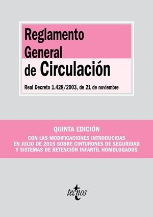 REGLAMENTO GENERAL DE CIRCULACIÓN | 9788430967773 | Llibreria Drac - Llibreria d'Olot | Comprar llibres en català i castellà online