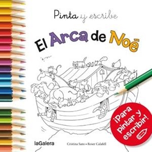 PINTA Y ESCRIBE EL ARCA DE NOÉ | 9788424656690 | SANS, CRISTINA | Llibreria Drac - Llibreria d'Olot | Comprar llibres en català i castellà online