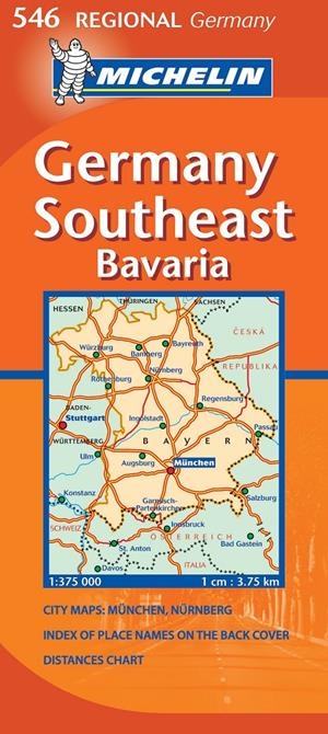 GERMANY SOUTHEAST BAVARIA Nº546 | 9782067134058 | MICHELIN | Llibreria Drac - Llibreria d'Olot | Comprar llibres en català i castellà online