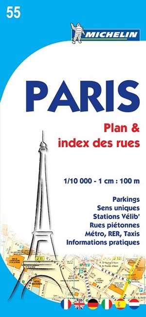 MAPA PARIS PLAN & INDEX DES RUES (55) | 9782067150386 | VARIOS AUTORES | Llibreria Drac - Llibreria d'Olot | Comprar llibres en català i castellà online