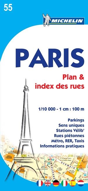 MAPA PARIS PLAN & INDEX DES RUES (55) | 9782067150386 | VARIOS AUTORES | Llibreria Drac - Llibreria d'Olot | Comprar llibres en català i castellà online