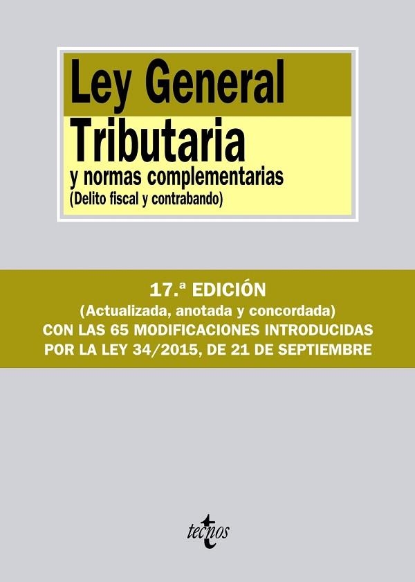 LEY GENERAL TRIBUTARIA Y NORMAS COMPLEMENTARIAS | 9788430968206 | Llibreria Drac - Llibreria d'Olot | Comprar llibres en català i castellà online