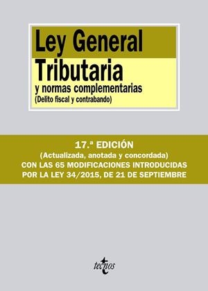 LEY GENERAL TRIBUTARIA Y NORMAS COMPLEMENTARIAS | 9788430968206 | Llibreria Drac - Llibreria d'Olot | Comprar llibres en català i castellà online