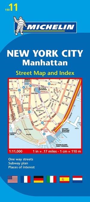 NEW YORK CITY MANHATTAN MAPA Nº 190 11 | 9782067173750 | VV.AA. | Llibreria Drac - Llibreria d'Olot | Comprar llibres en català i castellà online