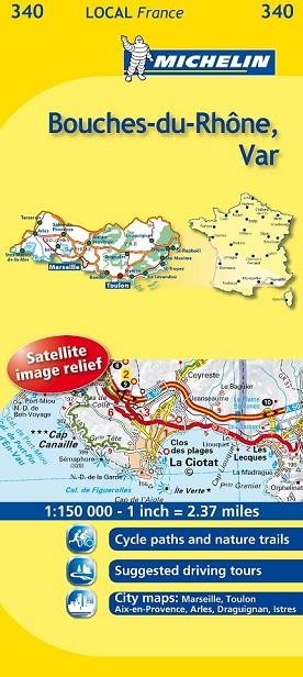 BOUCHES-DU-RHÔNE VAR MAPA LOCAL FRANCE (340) | 9782067133945 | Llibreria Drac - Llibreria d'Olot | Comprar llibres en català i castellà online