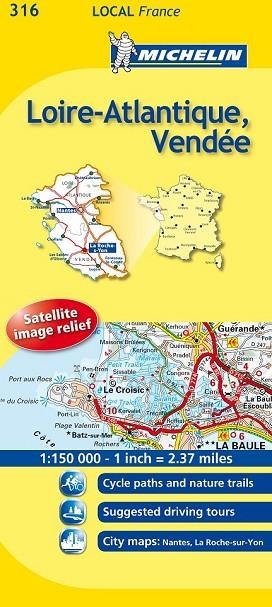 LOIRE-ATLANTIQUE, VENDÉE MAPA LOCAL FRANCE (316) | 9782067133709 | AA.DD. | Llibreria Drac - Llibreria d'Olot | Comprar llibres en català i castellà online