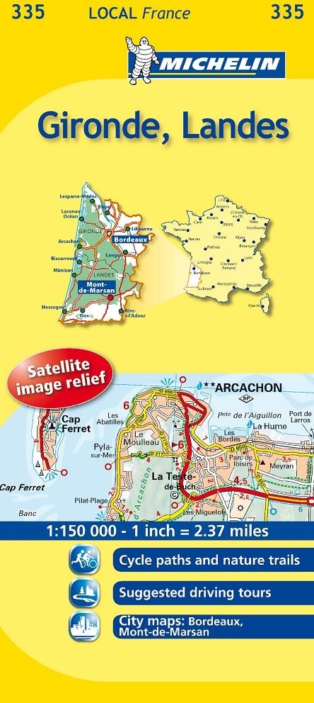 GIRONDE, LANDES MAPA LOCAL FRANCE (335) | 9782067133891 | Llibreria Drac - Llibreria d'Olot | Comprar llibres en català i castellà online