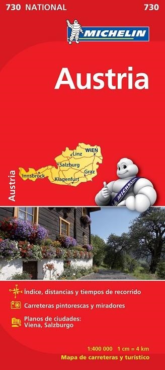 MAPA AUSTRIA 2012 (NATIONAL Nº730) | 9782067171756 | Llibreria Drac - Llibreria d'Olot | Comprar llibres en català i castellà online