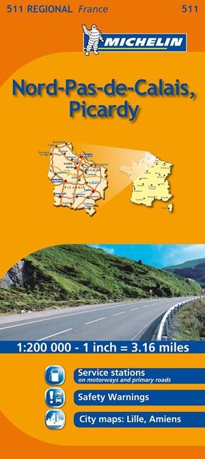 MAPA REGIONAL NORD PAS DE CALAIS PICARDIE (511) | 9782067135192 | Llibreria Drac - Llibreria d'Olot | Comprar llibres en català i castellà online