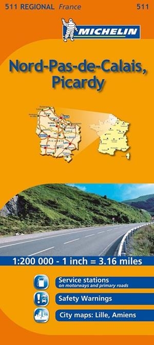 MAPA REGIONAL NORD PAS DE CALAIS PICARDIE (511) | 9782067135192 | Llibreria Drac - Llibreria d'Olot | Comprar llibres en català i castellà online