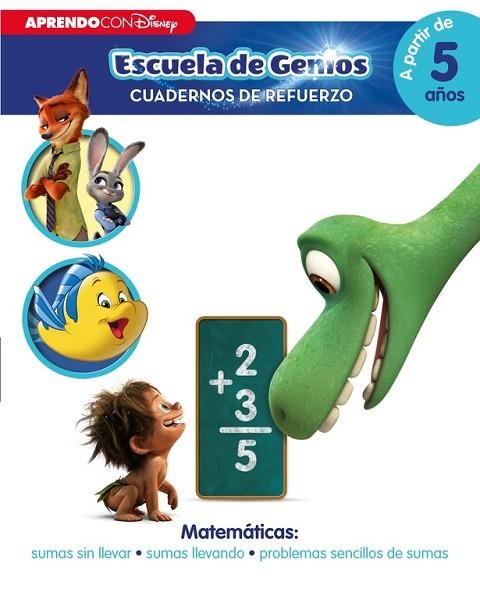 DISNEY SUMAS (ESCUELA DE GENIOS - MATEMÁTICAS) | 9788416548323 | DISNEY | Llibreria Drac - Llibreria d'Olot | Comprar llibres en català i castellà online