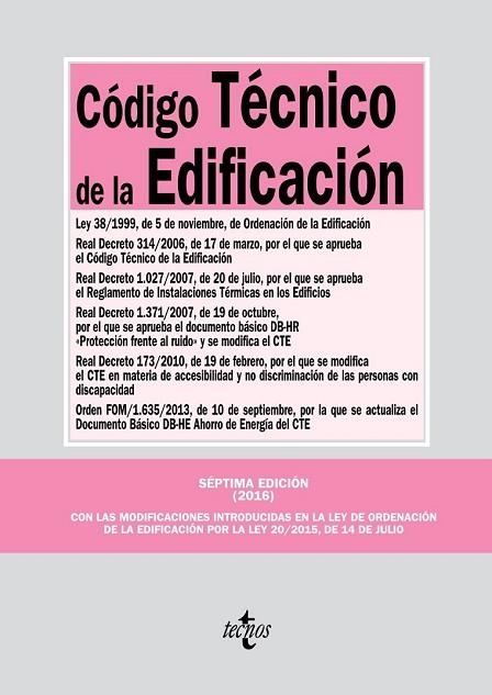 CÓDIGO TÉCNICO DE LA EDIFICACIÓN | 9788430968893 | Llibreria Drac - Llibreria d'Olot | Comprar llibres en català i castellà online