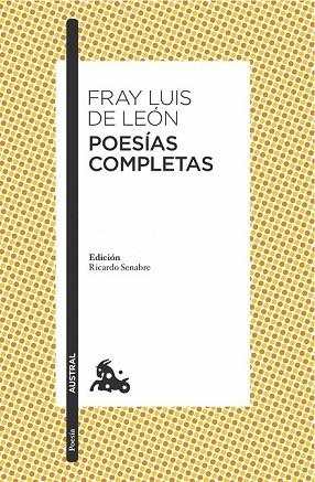 POESÍAS COMPLETAS | 9788467047707 | FRAY LUIS DE LEÓN | Llibreria Drac - Llibreria d'Olot | Comprar llibres en català i castellà online