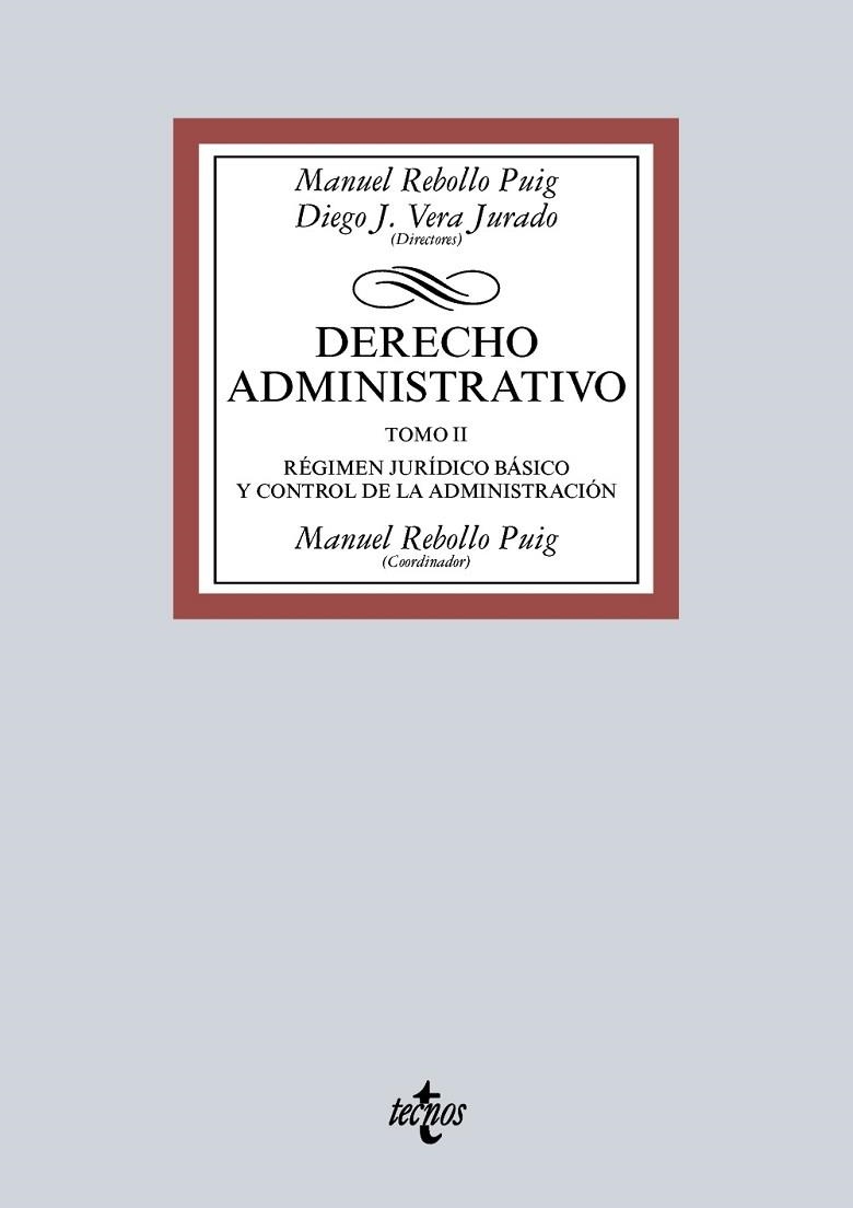 DERECHO ADMINISTRATIVO TOMO II | 9788430968923 | REBOLLO, MANUEL; Y OTROS | Llibreria Drac - Llibreria d'Olot | Comprar llibres en català i castellà online