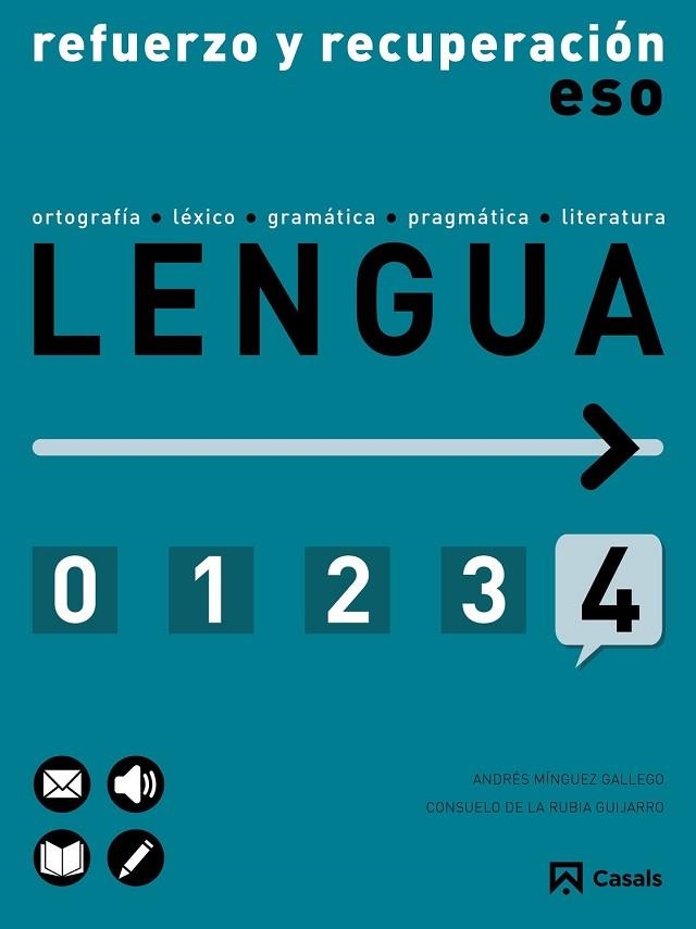 REFUERZO Y RECUPERACIÓN DE LENGUA 4 ESO (2015) | 9788421857533 | MINGUEZ, ANDRES ; DE LA RUBIA, CONSUELO | Llibreria Drac - Llibreria d'Olot | Comprar llibres en català i castellà online