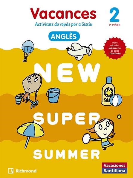 NEW SUPER SUMMER. 2ON PRIMÀRIA VACANCES ANGLÈS | 9788466823043 | AAVV | Llibreria Drac - Llibreria d'Olot | Comprar llibres en català i castellà online