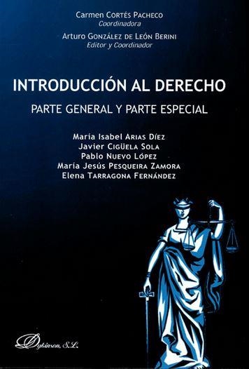 INTRODUCCIÓN AL DERECHO. PARTE GENERAL Y PARTE ESPECIAL | 9788490855201 | CORTÉS PACHECO, CARMEN/Y OTROS | Llibreria Drac - Llibreria d'Olot | Comprar llibres en català i castellà online