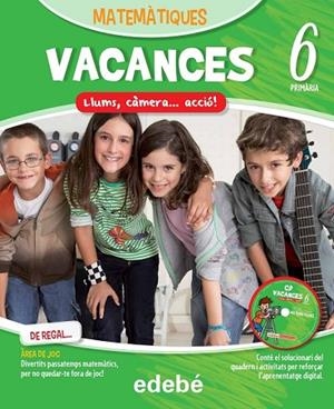 VACANCES  MATEMÀTIQUES 6 (QUADERN + ÀREA DE JOC + CD) | 9788468310114 | EDEBÉ, OBRA COLECTIVA | Llibreria Drac - Llibreria d'Olot | Comprar llibres en català i castellà online