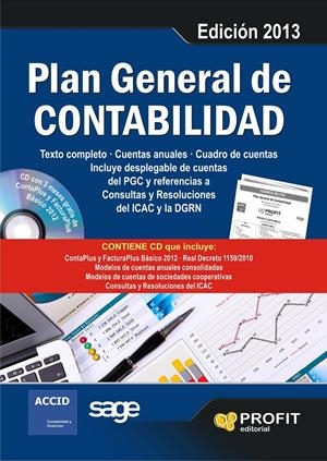 PLAN GENERAL DE CONTABILIDAD EDICION 2013  +  CD | 9788415505358 | VV.AA. | Llibreria Drac - Llibreria d'Olot | Comprar llibres en català i castellà online