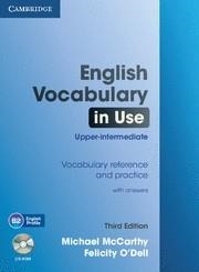 ENGLISH VOCABULARY IN USE UPPER-INTERMEDIATE. WITH ANSWERS AND CD-ROM 3RD EDITION | 9781107600942 | MCCARTHY, MICHAEL ; O'DELL, FELICITY | Llibreria Drac - Llibreria d'Olot | Comprar llibres en català i castellà online