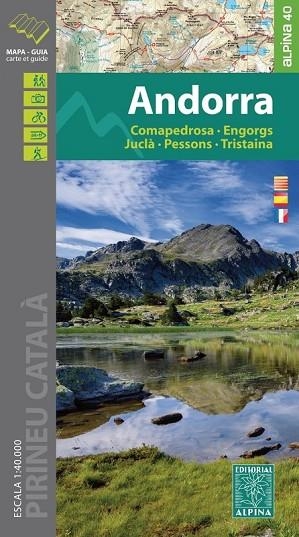 ANDORRA. MAPA I GUIA EXCURSIONISTA 1:40000 | 9788480906623 | AA.DD. | Llibreria Drac - Llibreria d'Olot | Comprar llibres en català i castellà online