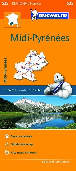 MAPA MIDI-PYRÉNÉES ( REGIONAL 525) | 9782067209374 | VV.AA. | Llibreria Drac - Llibreria d'Olot | Comprar llibres en català i castellà online