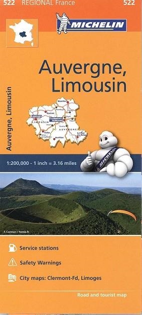 AUVERGNE LIMOUSIN MAPA REGIONAL FRANCE (522) 1:200000 | 9782067209268 | AA.DD. | Llibreria Drac - Llibreria d'Olot | Comprar llibres en català i castellà online