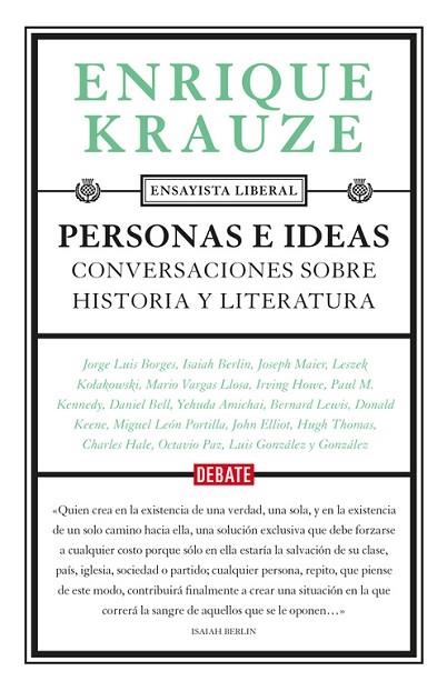 PERSONAS E IDEAS | 9788499926605 | KRAUZE, ENRIQUE | Llibreria Drac - Llibreria d'Olot | Comprar llibres en català i castellà online