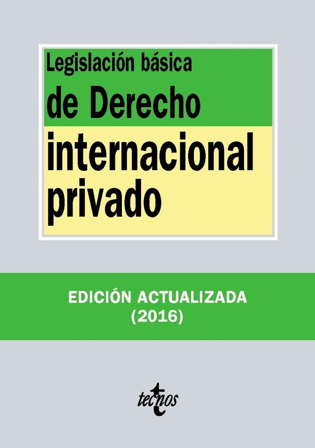 LEGISLACIÓN BÁSICA DE DERECHO INTERNACIONAL PRIVADO | 9788430969197 | TECNOS | Llibreria Drac - Llibreria d'Olot | Comprar llibres en català i castellà online