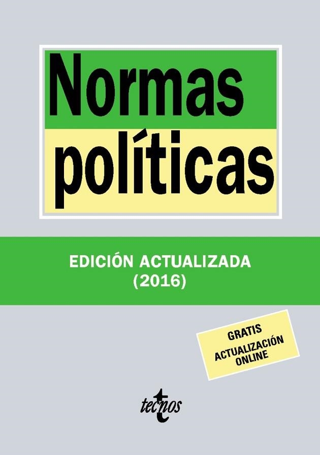 NORMAS POLÍTICAS (2016) | 9788430969678 | AAVV | Llibreria Drac - Llibreria d'Olot | Comprar llibres en català i castellà online