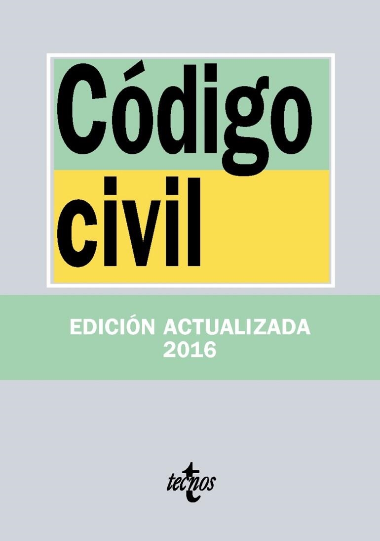 CÓDIGO CIVIL (2016) | 9788430969982 | AAVV | Llibreria Drac - Llibreria d'Olot | Comprar llibres en català i castellà online