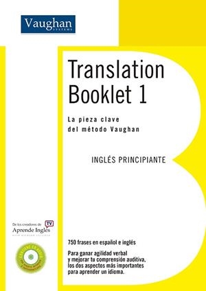 TRANSLATION BOOKLET 1 | 9788496469730 | RICHARD VAUGHAN | Llibreria Drac - Llibreria d'Olot | Comprar llibres en català i castellà online