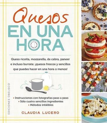 QUESOS EN UNA HORA | 9788491111061 | LUCERO, CLAUDIA | Llibreria Drac - Llibreria d'Olot | Comprar llibres en català i castellà online