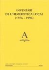 INVENTARI DE L'HEMEROTECA LOCAL (1976-1996) | GI108497 | ARXIU HISTORIC COMARCAL D'OLOT | Llibreria Drac - Llibreria d'Olot | Comprar llibres en català i castellà online