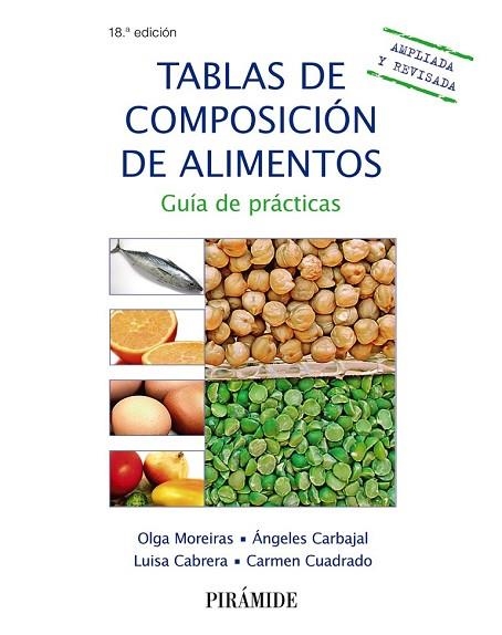 TABLAS DE COMPOSICIÓN DE ALIMENTOS | 9788436836233 | MOREIRA, OLGA ; CARBAJAL, ÁNGELES ; CABRERA, LUISA ; CUADRADO, CARMEN | Llibreria Drac - Llibreria d'Olot | Comprar llibres en català i castellà online