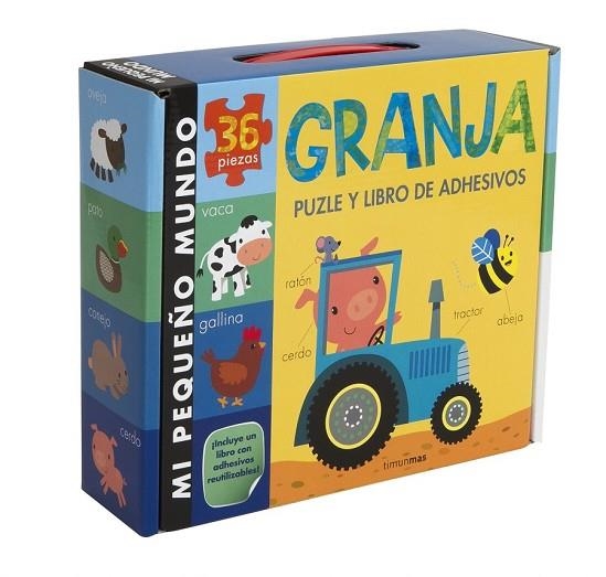 GRANJA. PUZLE Y LIBRO DE ADHESIVOS | 9788408134947 | LITTLE TIGER PRESS | Llibreria Drac - Llibreria d'Olot | Comprar llibres en català i castellà online