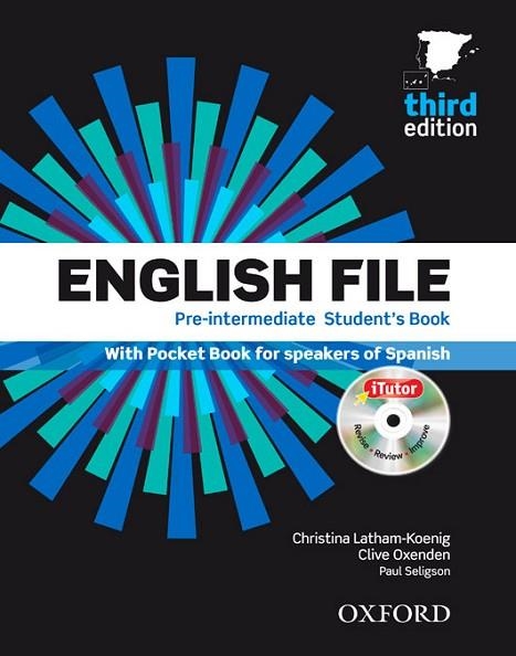 ENGLISH FILE PRE-INTERMEDIATE: STUDENT'S BOOK, ITUTOR AND POCKET BOOK PACK 3RD E | 9780194598958 | AAVV | Llibreria Drac - Llibreria d'Olot | Comprar llibres en català i castellà online