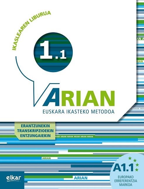 ARIAN A1.1. IKASLEAREN LIBURUA | 9788490271308 | BATZUEN ARTEAN | Llibreria Drac - Llibreria d'Olot | Comprar llibres en català i castellà online