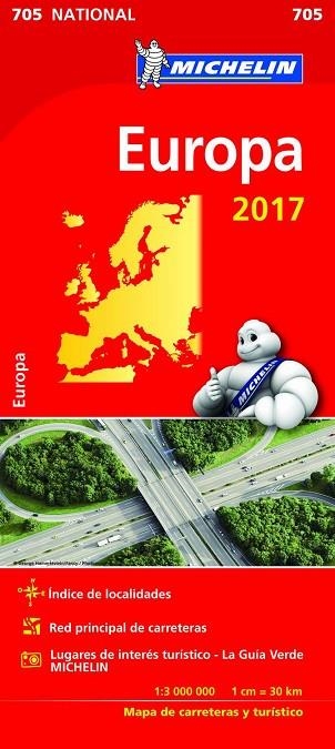 MAPA EUROPA 2017 (NATIONAL 705) | 9782067218277 | Llibreria Drac - Llibreria d'Olot | Comprar llibres en català i castellà online